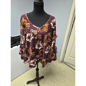 LA Gypsy floral shirt